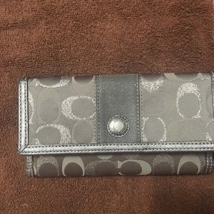 Coach wallet and checkbook cover